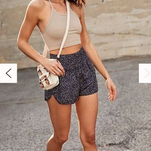 Free people movement printed shorts